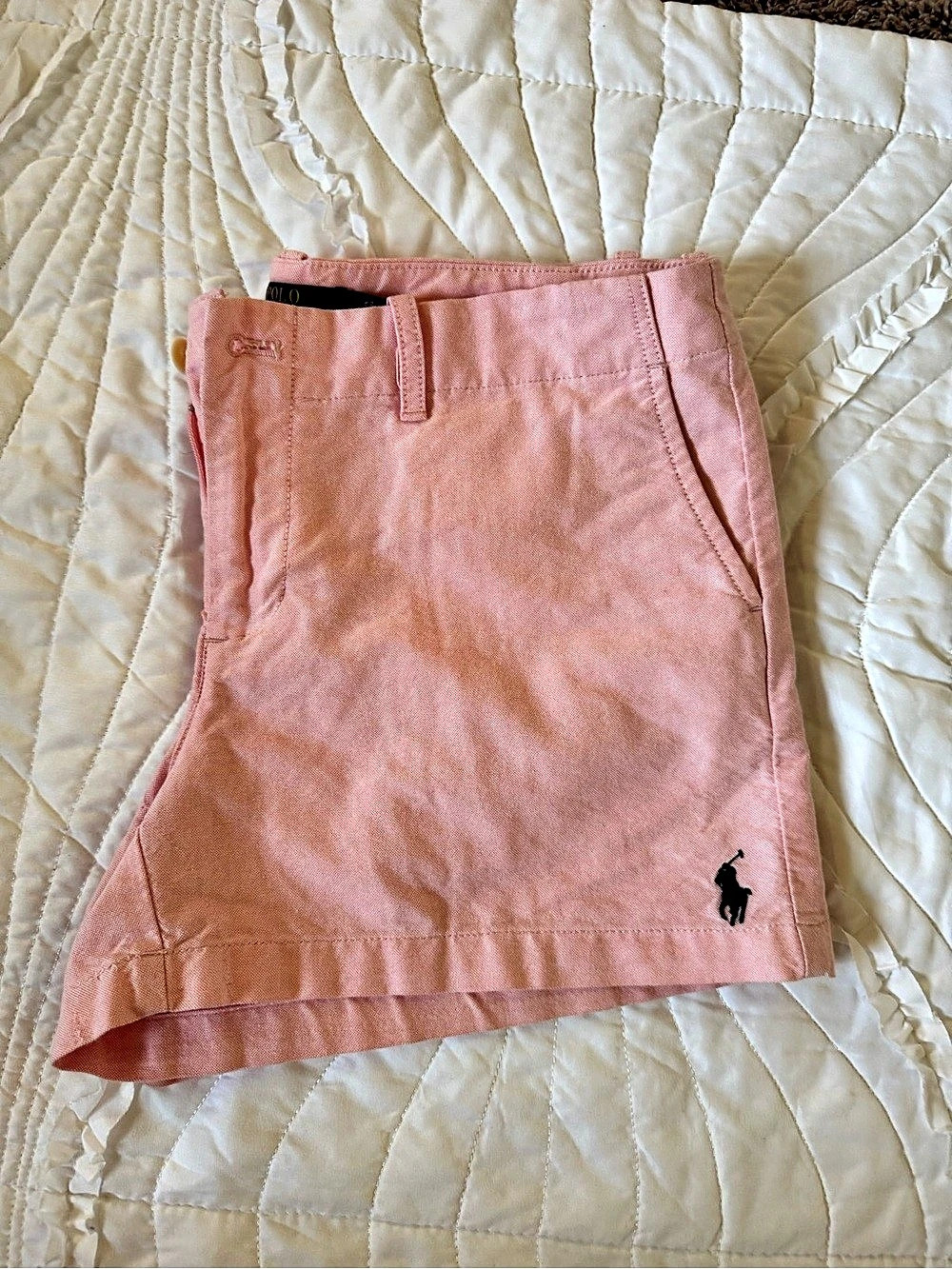 Polo Ralph Lauren Pink Cotton Twill Shorts